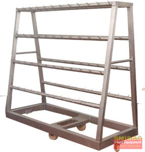 Transport cart - Smisco Food Equipment Ltd - stainless steel / for meat / with swivel casters