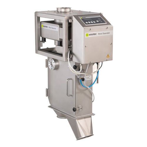 Metal detector with separator for filling applications - RAPID 6000 - Sesotec GmbH - gravity / for bulk materials / high-precision