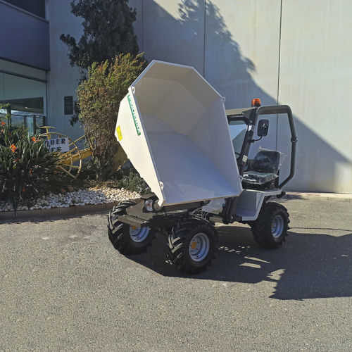 Rubber-tired mini dumper - D-2000H-DG - Piquersa Maquinaria, S.A. - diesel / front-loading / self-loading