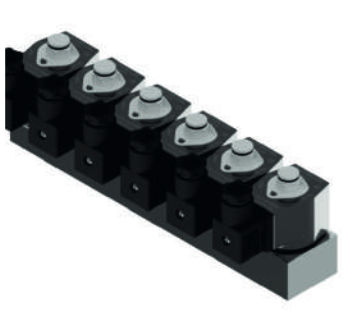 3-way manifold - 19935 - Thermoval - aluminum / hydraulic / for water