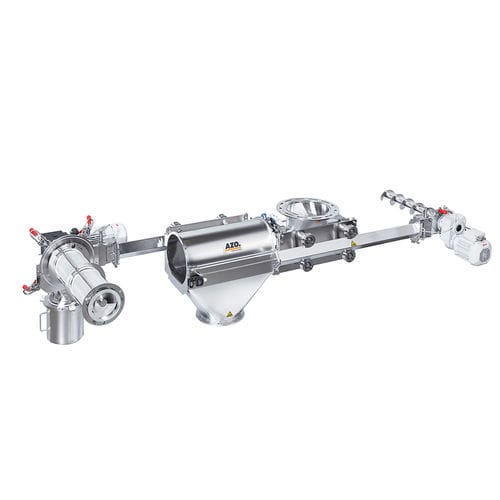 Screener for the food industry - DA series - AZO Group - control / screw / for bulk materials