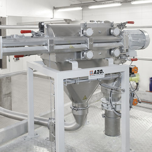 Screener for the food industry - FA series - AZO Group - control / vibrating / for bulk materials