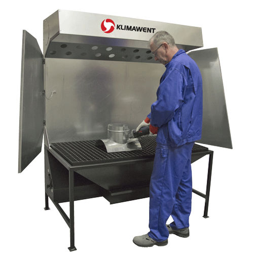 Dust removal downdraft table - UES-N - KLIMAWENT - for welding / for grinding processes