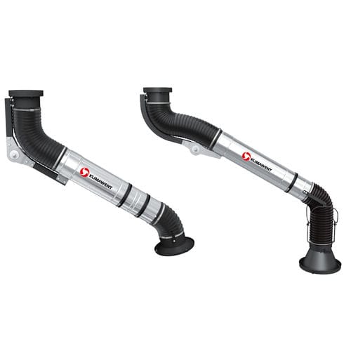 Flexible extraction arm TELERGO series KLIMAWENT telescopic