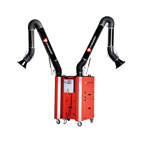 Mobile fume extractor - UFO-S series - KLIMAWENT - wall-mounted / welding / cartridge