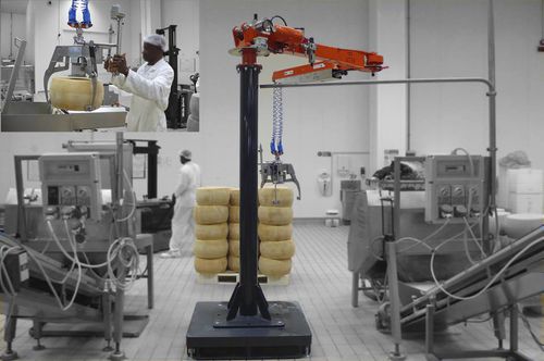 Pneumatic manipulator - ATISacer 80 - ATIS s.r.l. - with gripping tool / with clamping system / load