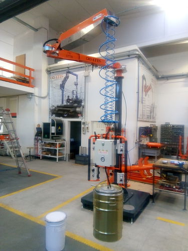 Pneumatic manipulator arm - Atisacer 80 - ATIS s.r.l. - with gripping tool / with suction cup / for lifting