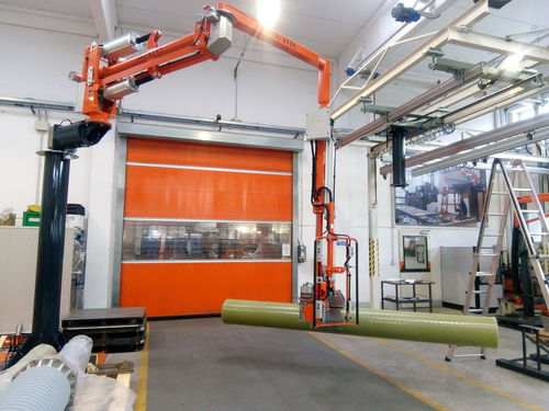 Pneumatic manipulator arm - Atismirus 500 - ATIS s.r.l. - with gripping tool / with clamping system / for lifting