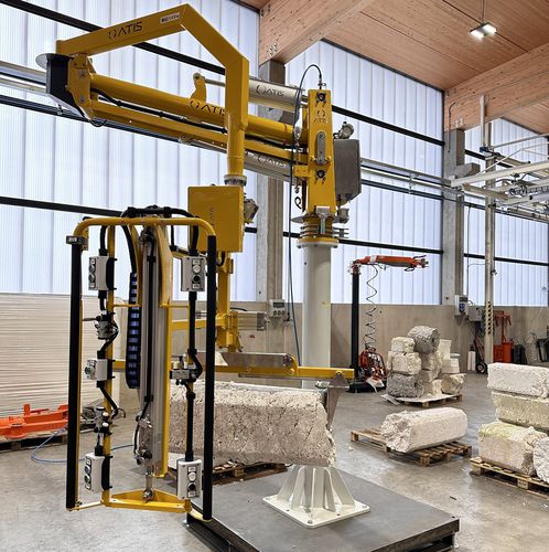 Pneumatic manipulator - ATIS Mirus 300 - ATIS s.r.l. - with gripping tool / positioning / for gripping