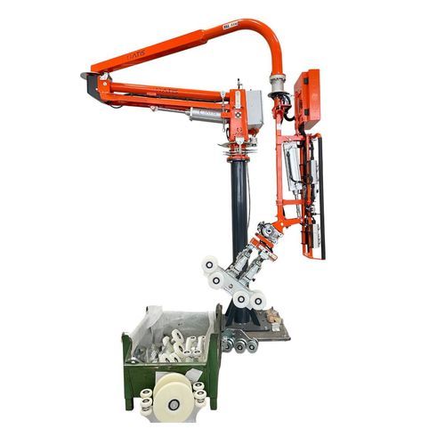 Pneumatic manipulator - ATIS s.r.l. - for wheels / for small spaces / with tilter
