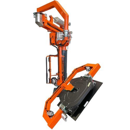 Pneumatic manipulator - ATIS s.r.l. - with gripping tool / for vehicles / rotation 0°-180°