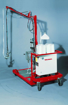 Mobile spray unit - Wolfangel - resin / low-pressure / simultaneous