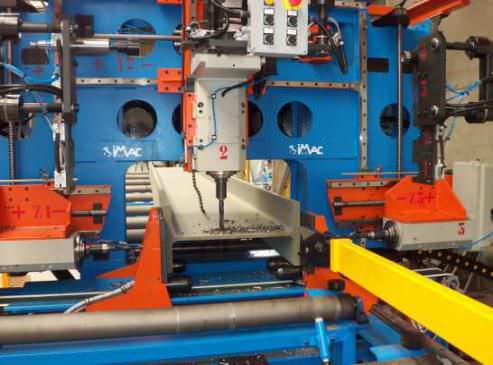 CNC drilling line - IM DB series - Steelex International - for beam