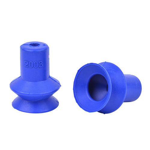 Bellows vacuum suction cup - VacMotion - circular / NBR / silicone