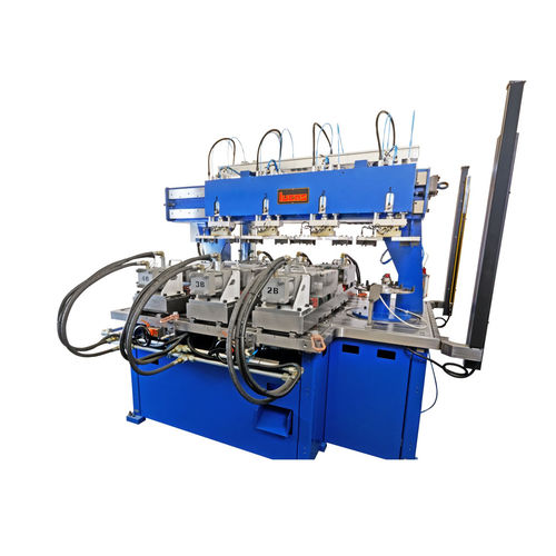 Beer keg handle forming machine - M.S.M.  - Lucas - metal / vertical / hydraulic