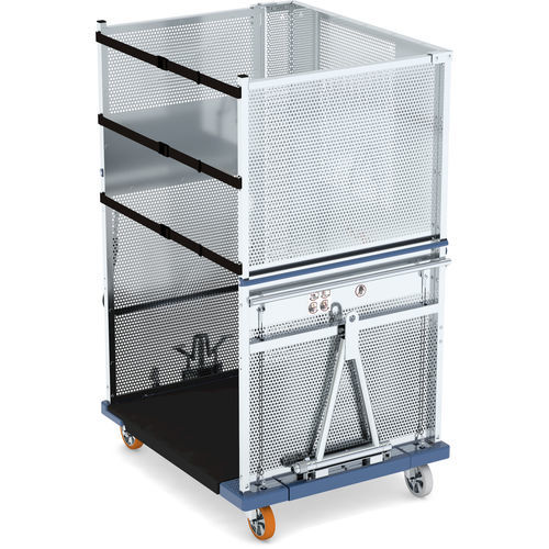 Lockable roll container - MODULETTE® 2.0 STANDARD - LKE GmbH - Excellence in Material Handling - nestable