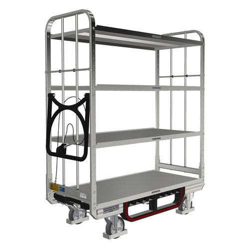 Transport trolley - KLT 600 E4 OKD 3ZB100 - LKE GmbH - Excellence in Material Handling - handling / order-picking / metal