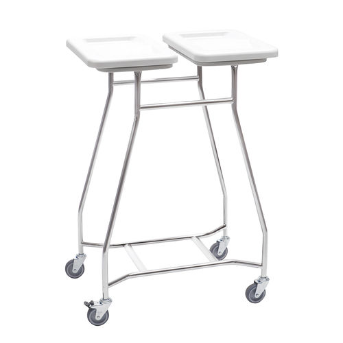 Multipurpose collection trolley - WSS2 - LKE GmbH - Excellence in Material Handling - stainless steel