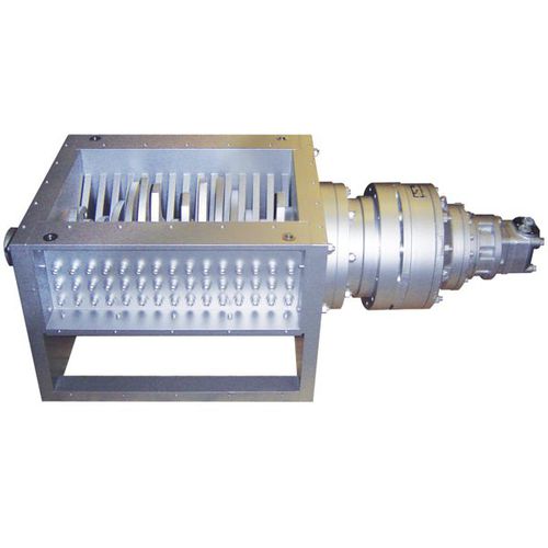 Single shaft shredder - E-ZM 1/44 - Mercodor - for cardboard / for waste / plastic
