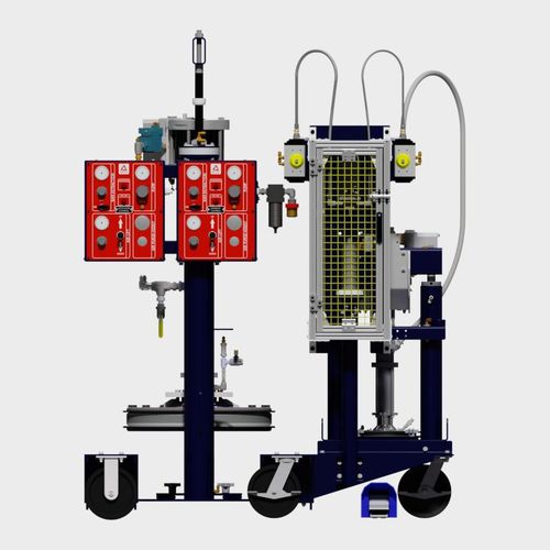 Foot-operated filling station - Magnum Venus Products - for cartridges / bulk / for packaging