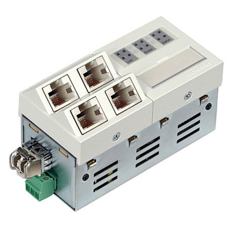 Managed switch - MS450860M - MICROSENS GmbH & Co. KG - 5 ports / gigabit / fiber optics