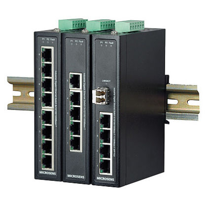 Managed switch - MS655200X - MICROSENS GmbH & Co. KG - 8 ports / 5 ports / gigabit
