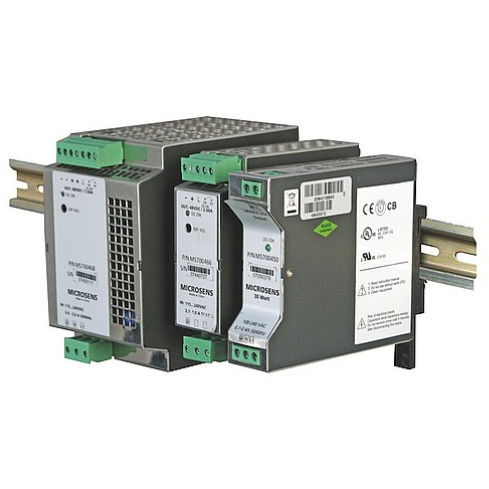 DIN rail power supply - MS700430 - MICROSENS GmbH & Co. KG - AC/DC / adjustable / Power-over-Ethernet