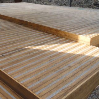 Aluminum profile - U24 - PROOPLE - rectangular / flat / flooring or step