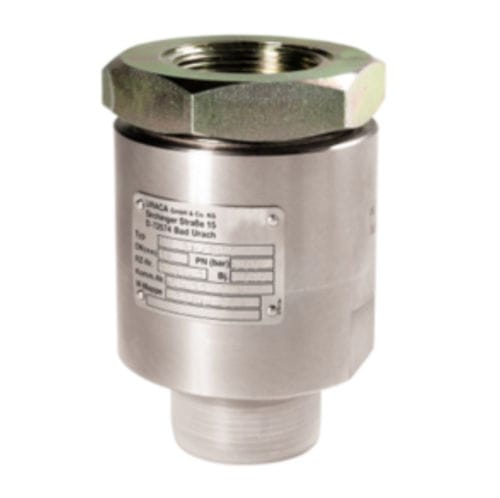 High-pressure relief valve - ZV 29/300 - URACA GmbH & Co.KG - compact