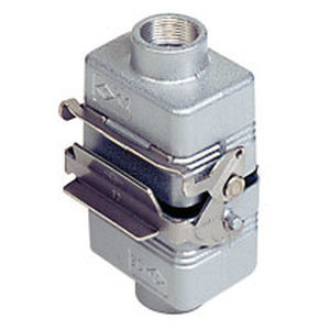 Data connector - CNLZ 06 VG - ILME - DIN / rectangular / locking