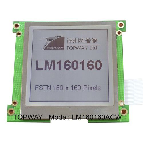 Graphic display - LM160160ACW-1 - TOPWAY LCD - LCD / numeric / dot-matrix