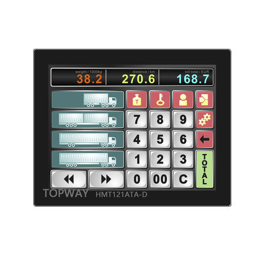 Smart display - HMT121ATA-D - TOPWAY LCD - TFT LCD / capacitive touch screen / color