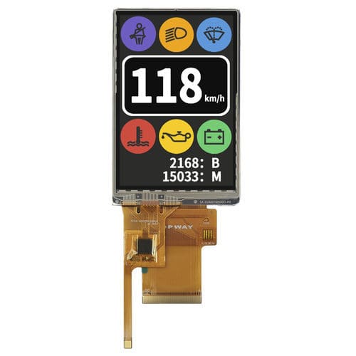 TFT LCD display module - LMT035DNJFWD-NND - TOPWAY LCD - capacitive touch screen / color / 480x320