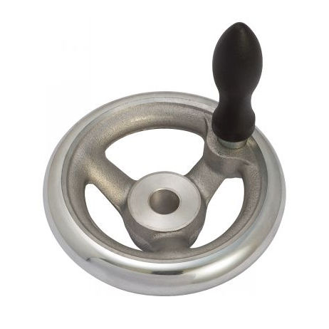 Steering handwheel - 13-04 series - Emile Maurin Eléments Standard Mécaniques - spoked / aluminum