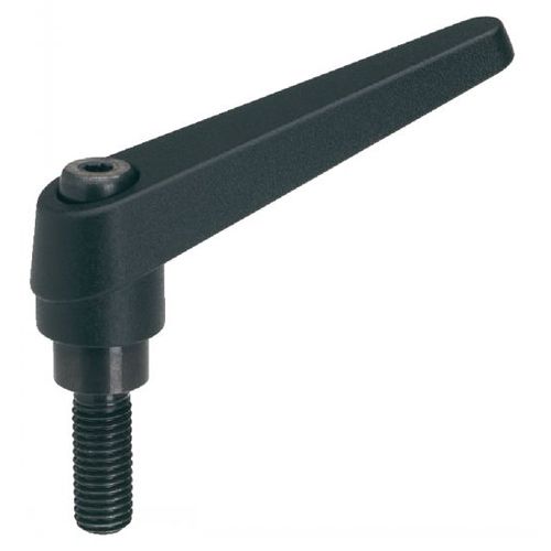 Steel clamping lever - 14-03 series - Emile Maurin Eléments Standard Mécaniques - zamak / threaded