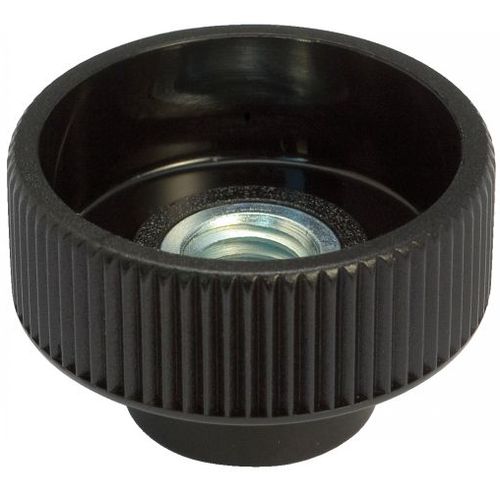 Knurled nut - 16-11 series - Emile Maurin Eléments Standard Mécaniques - stainless steel / steel / polyamide