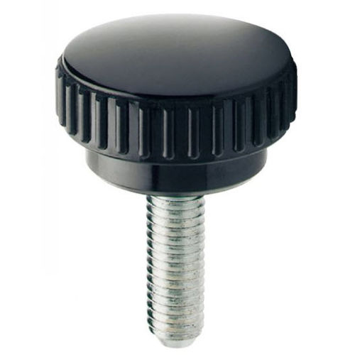 Plastic knurled screw - 16-10 series - Emile Maurin Eléments Standard Mécaniques - steel / stainless steel