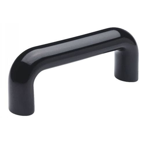 Pull handle - 11-54 series - Emile Maurin Eléments Standard Mécaniques - front panel / Bakelite® / U-shaped