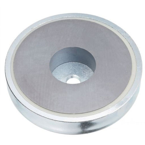 Neodymium-iron-boron magnet - 41-08 - Emile Maurin Eléments Standard Mécaniques - ferrite / flat pot holding / zinc-plated
