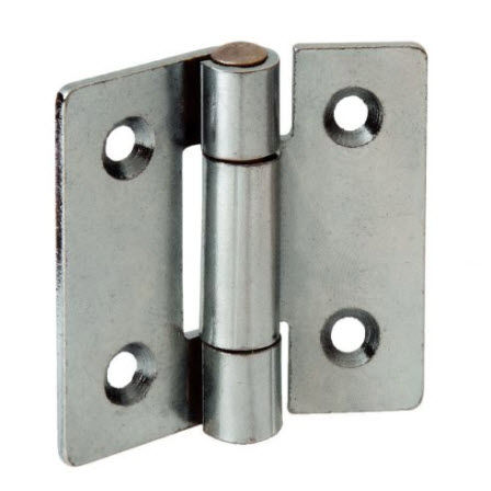 Stainless steel hinge - 37-106 - Emile Maurin Eléments Standard Mécaniques - zinc-coated steel / screw-in