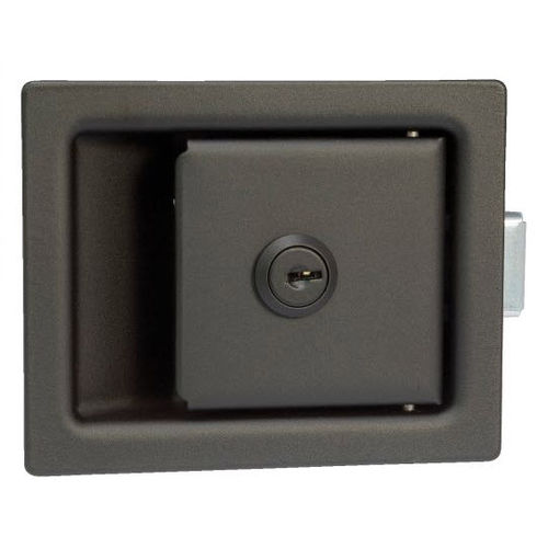 Push-to-close latch - 19-29 series - Emile Maurin Eléments Standard Mécaniques - key lock / steel / stainless steel