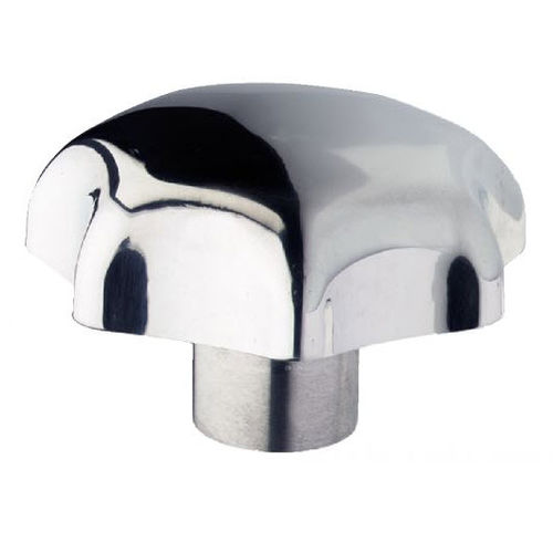 Lobe knob - 15-73 - Emile Maurin Eléments Standard Mécaniques - threaded / aluminum