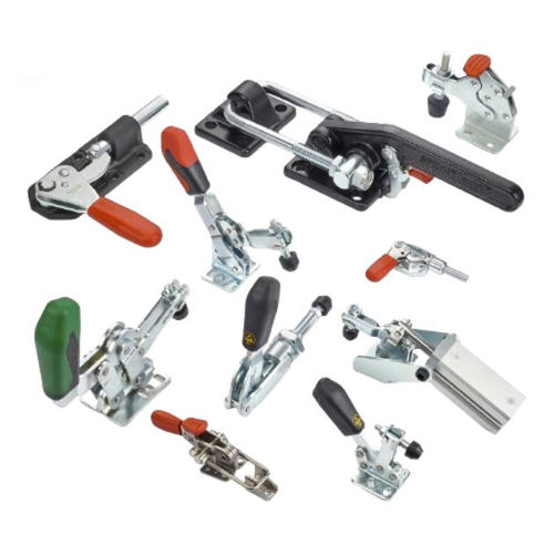 Horizontal toggle clamp - Emile Maurin Eléments Standard Mécaniques - vertical / straight-line / latch type