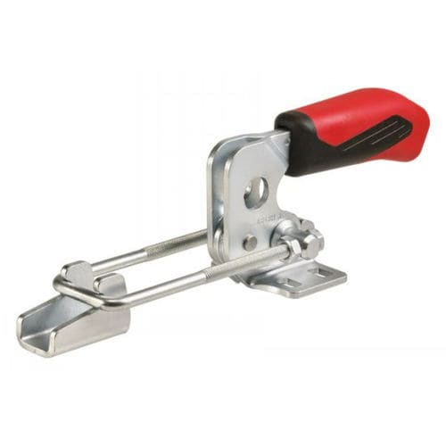 Horizontal toggle clamp - 26-13 series - Emile Maurin Eléments Standard Mécaniques - hook / stainless steel