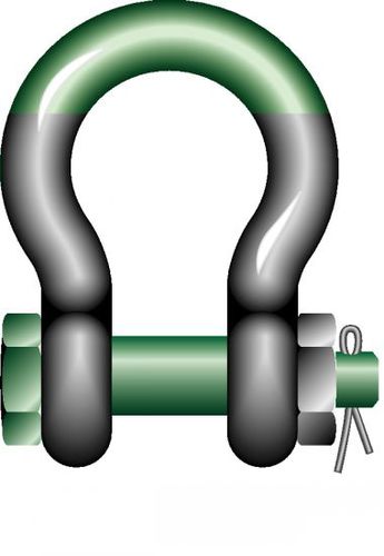Moving head lifting shackle - 18-165 series - Emile Maurin Eléments Standard Mécaniques - with safety bolt and nut