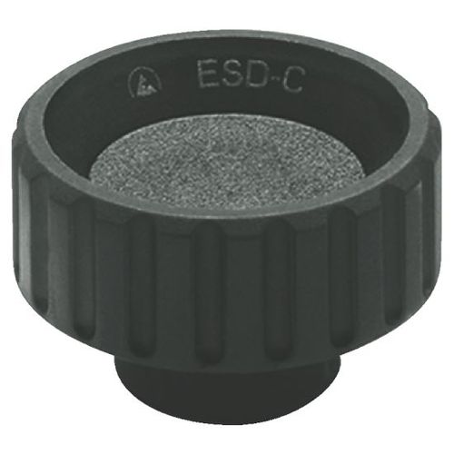 Knurled nut - 16-30 series - Emile Maurin Eléments Standard Mécaniques - stainless steel / brass / polyamide