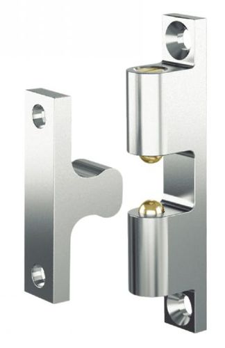 Ball bearing latch - 19-61 series - Emile Maurin Eléments Standard Mécaniques - nickel-plated brass