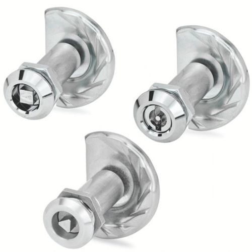 Compression latch - 19-06 series - Emile Maurin Eléments Standard Mécaniques - key lock / stainless steel / zinc-plated steel