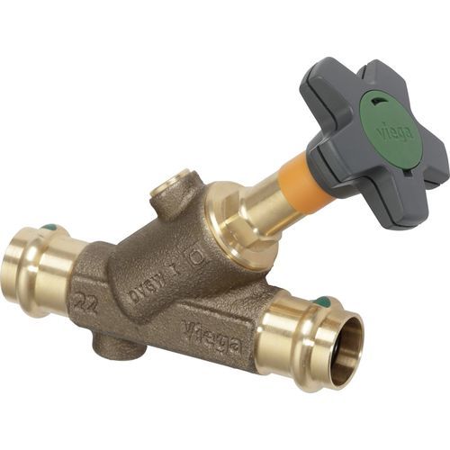 Needle valve - Easytop - Viega GmbH & Co. KG - with handwheel / for control / shut-off