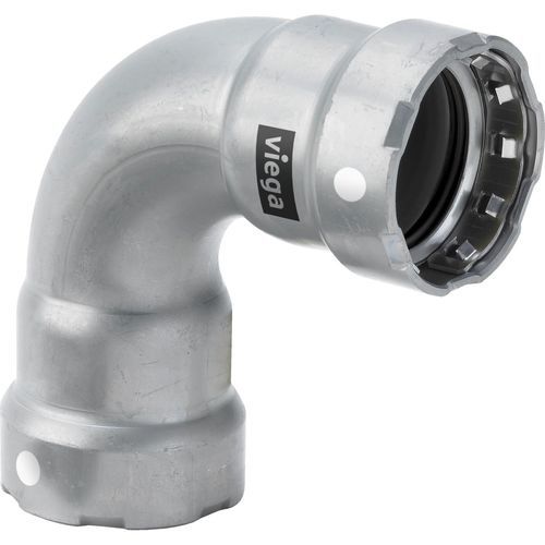 Hydraulic fitting - Megapress S - Viega GmbH & Co. KG - for gas / crimp / elbow
